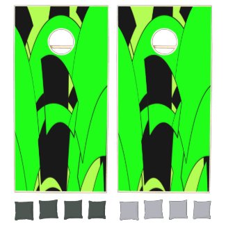 Lemon Lime Abstract Art Regulation