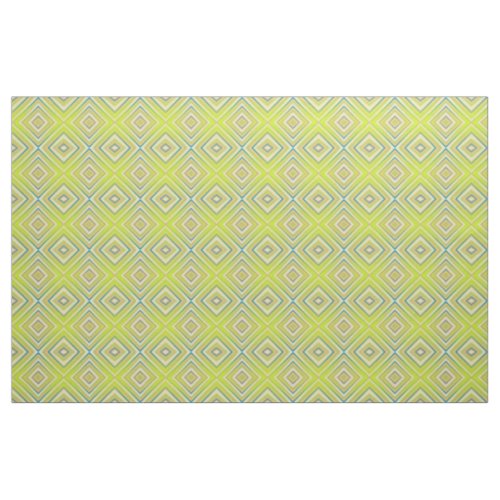 Lemon Lime Alternative Diamond Pattern Fabric