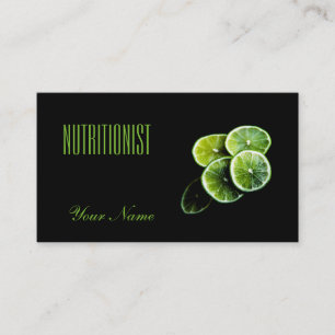 Lemon lime business card