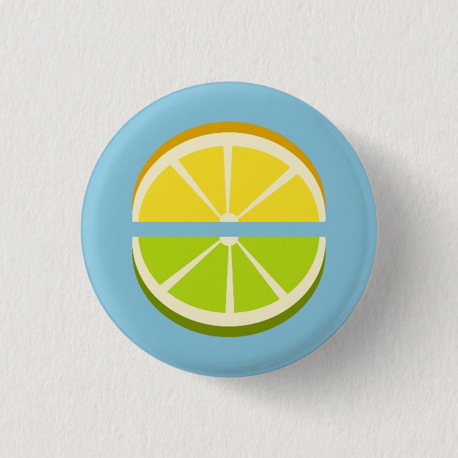 Lemon & Lime Button (Front)
