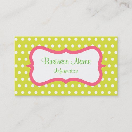 Lemon Lime Citrus Business Card