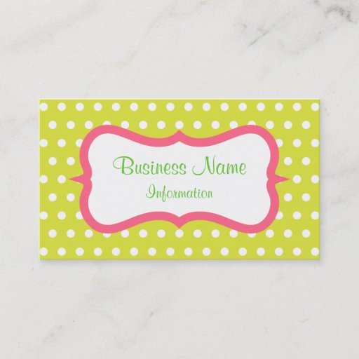 Customizable Lemon Lime Citrus Business Card
