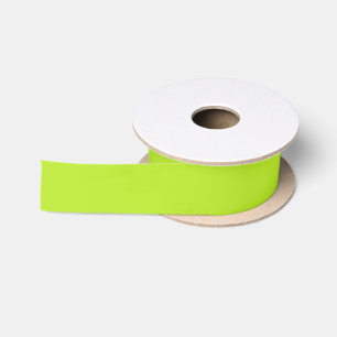 Lemon Lime Color Satin Ribbon
