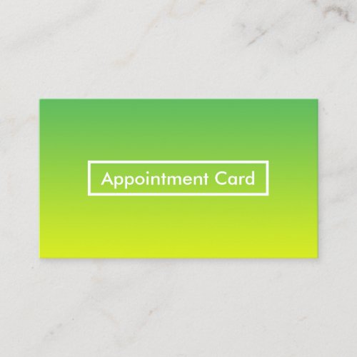 lemon lime fade appointment reminder