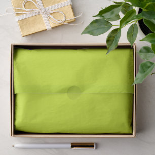 Lemon, Lime Green Solid Color, Minimalist Tissue Paper