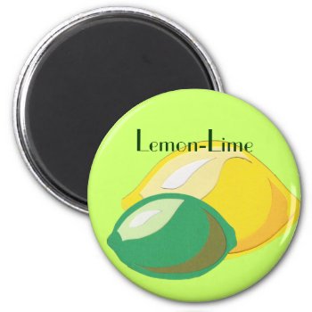 Lemon-lime Magnet by Customizables at Zazzle