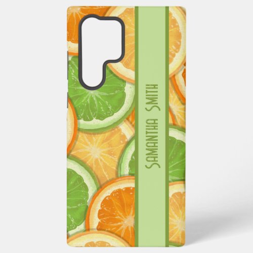 Lemon Lime Orange Citrus  Samsung Galaxy S22 Ultra Case