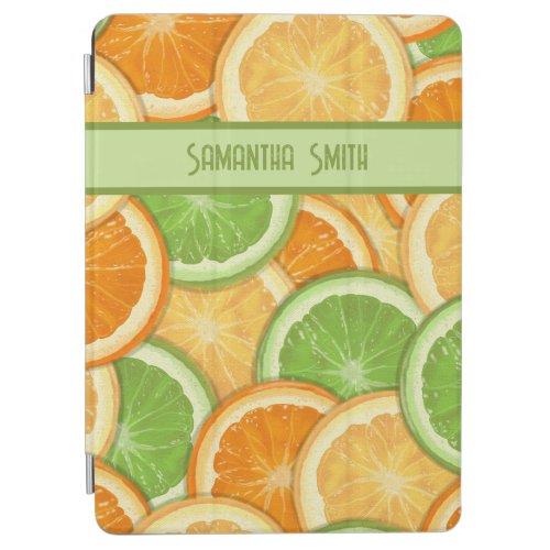 Lemon Lime Orange Citrus Vertical Design  iPad Air Cover