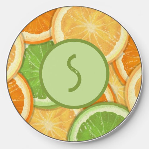 Lemon Lime Orange Citrus Wireless Charger