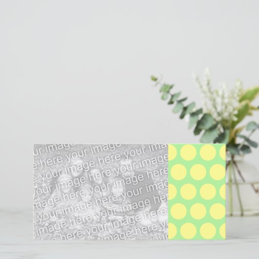 Lemon Lime Sherbet Polka Dots (Standing Front)