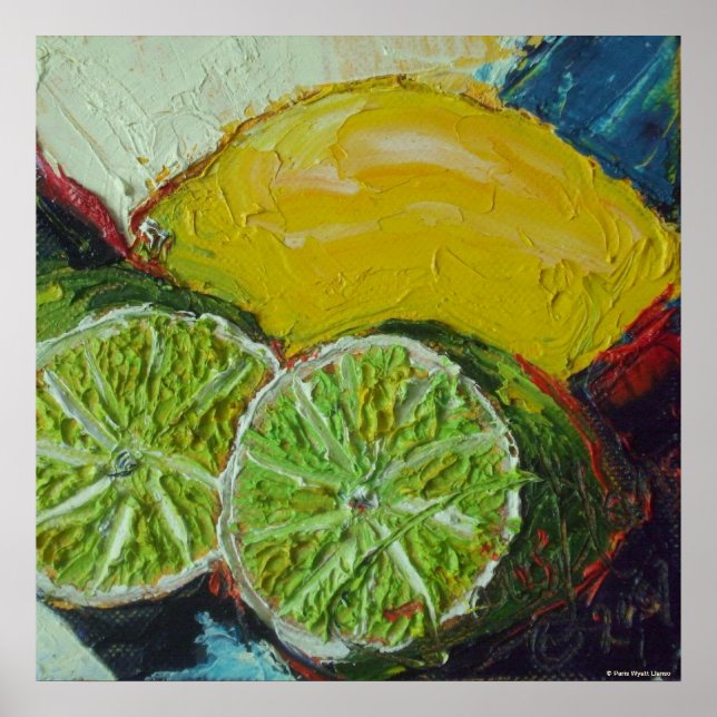 Lemon Limes Fine Art Poster (Front)