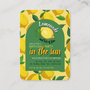 Lemon Logo, Lemonade & Lots of Fun Handout Tickets