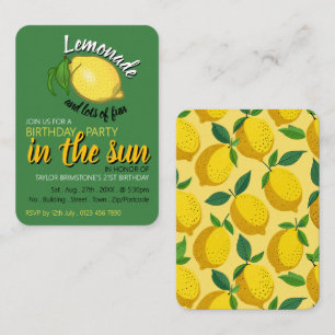 Lemon Logo, Lemonade & Lots of Fun Handout Tickets