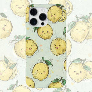 Lemon Love – Bright Yellow Watercolor Citrus iPhone 16 Pro Max Case