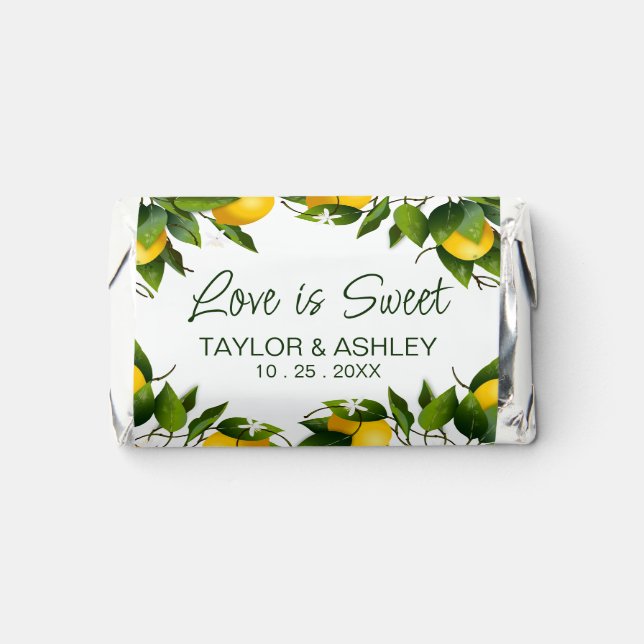 Lemon Love Is Sweet Hershey's Miniatures (Front)