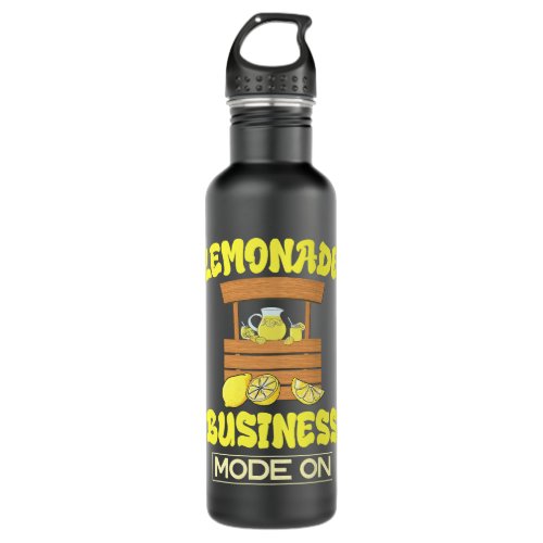 Lemon Lover Business Mode On Lemon Juice Lemonade  Stainless Steel Water Bottle
