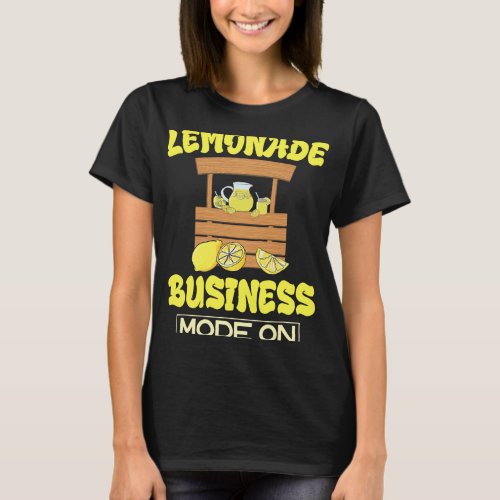 Lemon Lover Business Mode On Lemon Juice Lemonade  T_Shirt