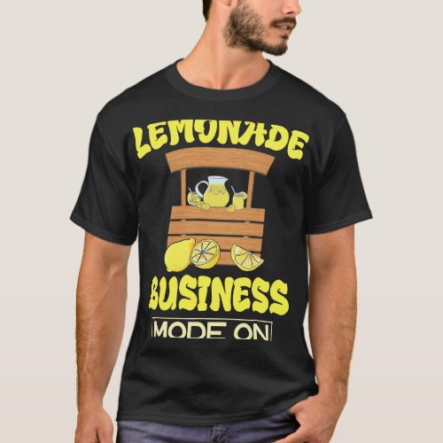 Lemon Lover Business Mode On Lemon Juice Lemonade  T_Shirt