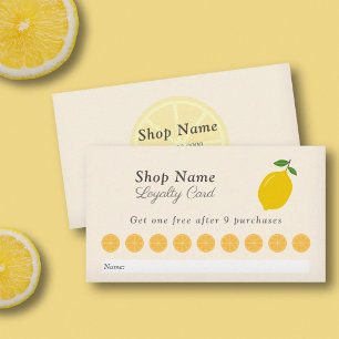 Lemon Loyalty Card