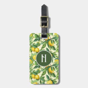 Lemon Luggage Tag