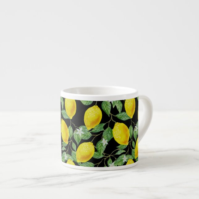 Lemon Lush Espresso Cup (Front Right)
