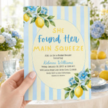 Lemon Main Squeeze Bridal Shower