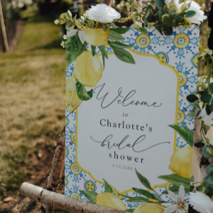 Lemon Main Squeeze Bridal Shower Welcome Foam Board