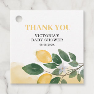 Lemon Mama's main Squeeze Baby Shower Favor Tags