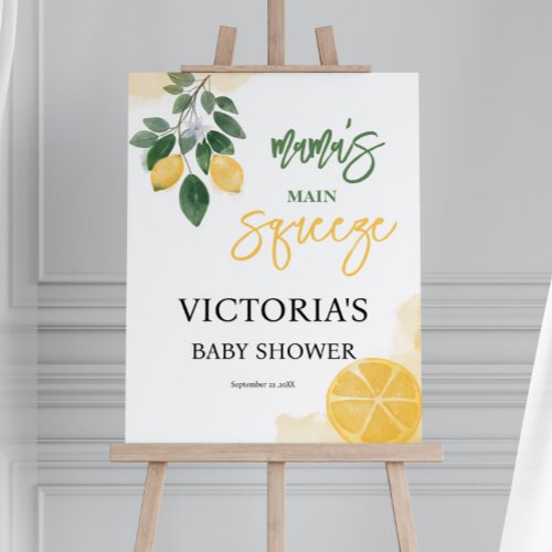 Lemon Mamas Main Squeeze Baby Shower  Foam Board