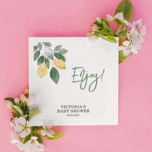 Lemon Mama's main Squeeze Baby Shower Napkins