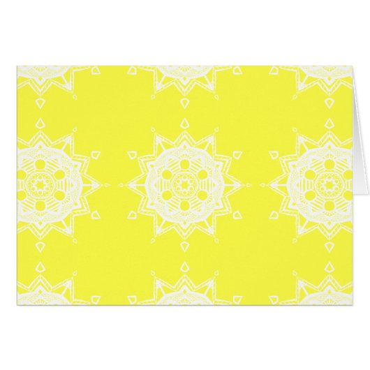 Lemon Mandala Cards (Front Horizontal)