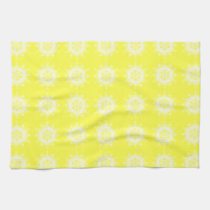 Lemon Mandala Kitchen Towel
