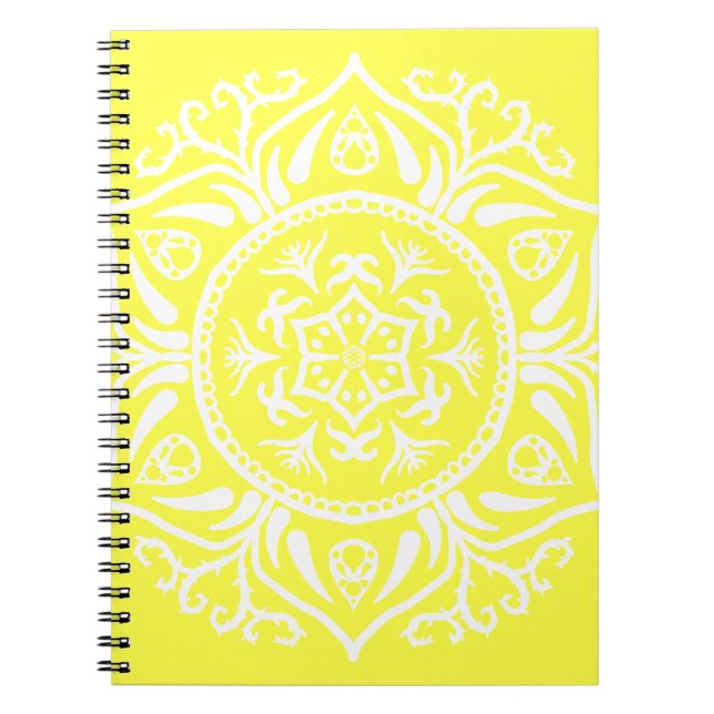 Lemon Mandala Notebook (Front)