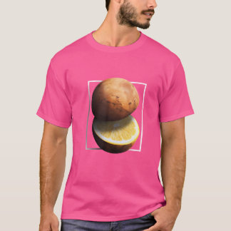 Lemon Mars Planet Collage Space Astronomy Fruit T-Shirt