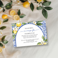 Lemon Mediterranean Bridal Shower Recipe Request