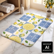 Lemon Mediterranean French Country Tile Pattern