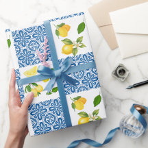 Lemon Mediterranean French Country Tile Pattern