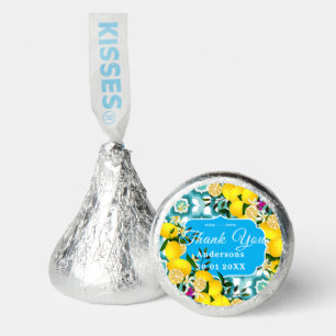 Lemon Mediterranean Tiles Blue Hershey®'s Kisses®