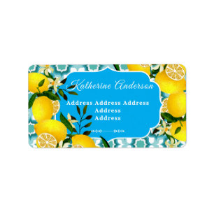 Lemon Mediterranean Tiles Blue Label
