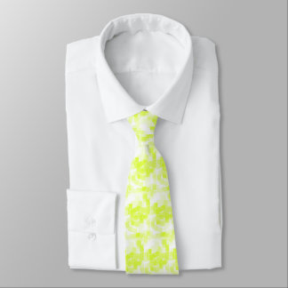 "Lemon Meringue " Geometric Art Tie
