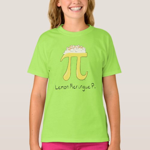 Lemon Meringue Pi Cute Math Kids Girls T_Shirt