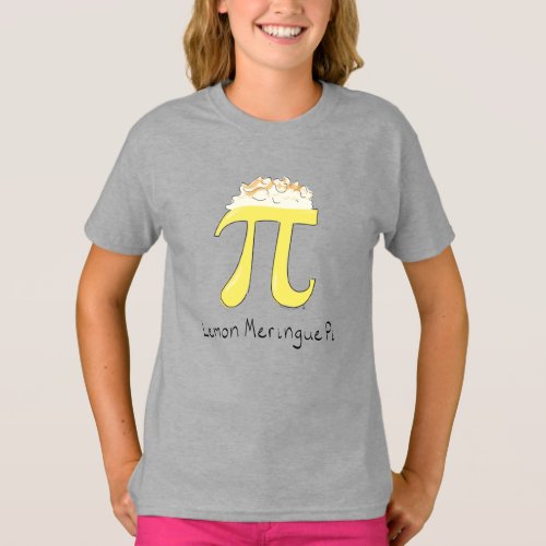 Lemon Meringue Pi Cute Math Kids Girls T_Shirt