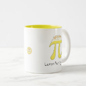 Lemon Meringue Pi Cute Math Pi Day Coffee Mug (Front Right)