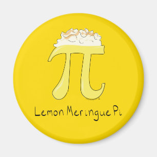 Lemon Meringue Pi Cute Math Pi Day Magnet