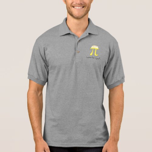 Lemon Meringue Pi Cute Math Teacher Polo Shirt
