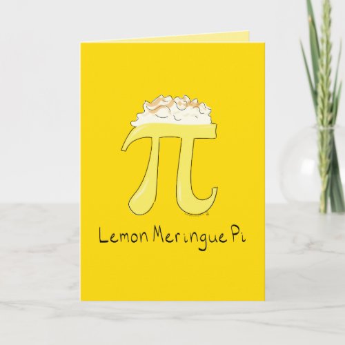 Lemon Meringue Pi Greeting Card