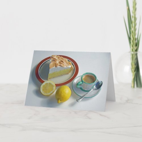 Lemon Meringue Pie Card