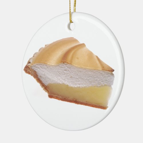 Lemon Meringue Pie Ceramic Ornament