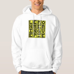Lemon Meringue Pie, Citrus Dessert Hoodie