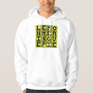 Lemon Meringue Pie, Citrus Dessert Hoodie